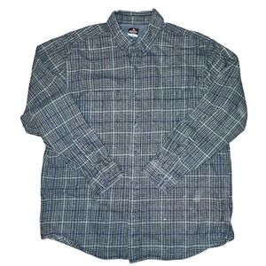 Ridgecut Toughwear XLT Mens Plaid Flannel Button Up Shirt Long‎ Sleeve